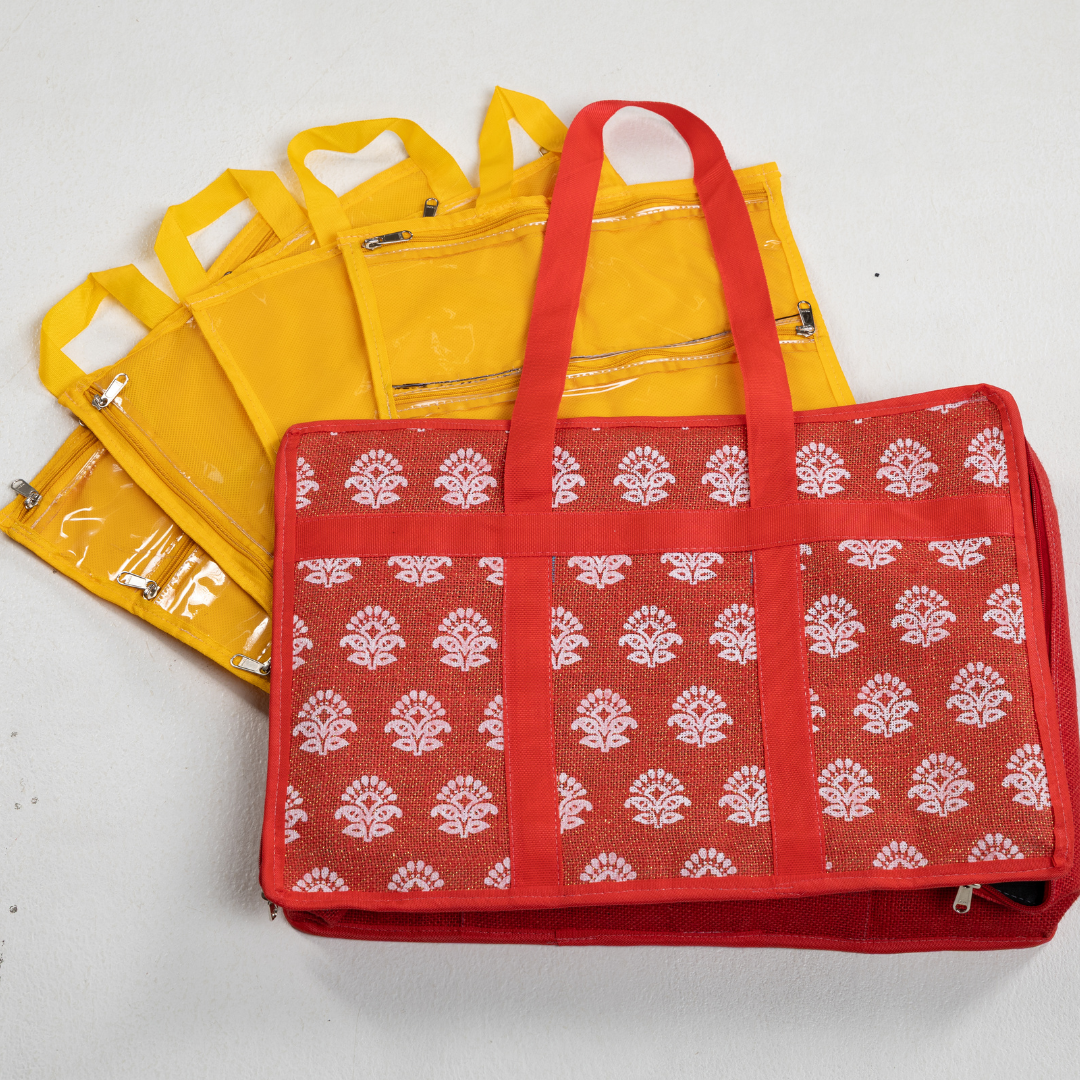 Bharatanatyam Jewelry & Costume Organizer Bag
