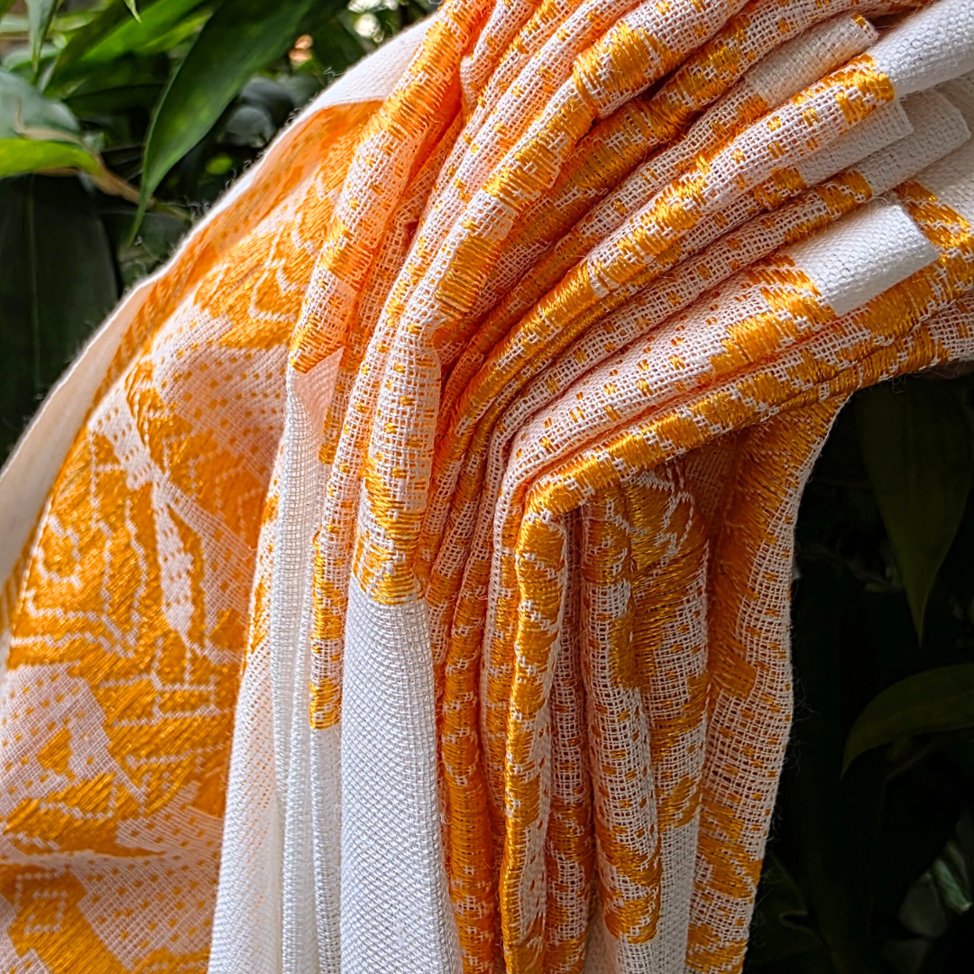 Bharatanatyam Cotton Practice Saree with Dancing Doll Border