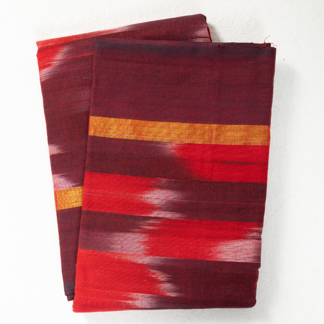 Ikkat Practice Saree for Bharatanatyam