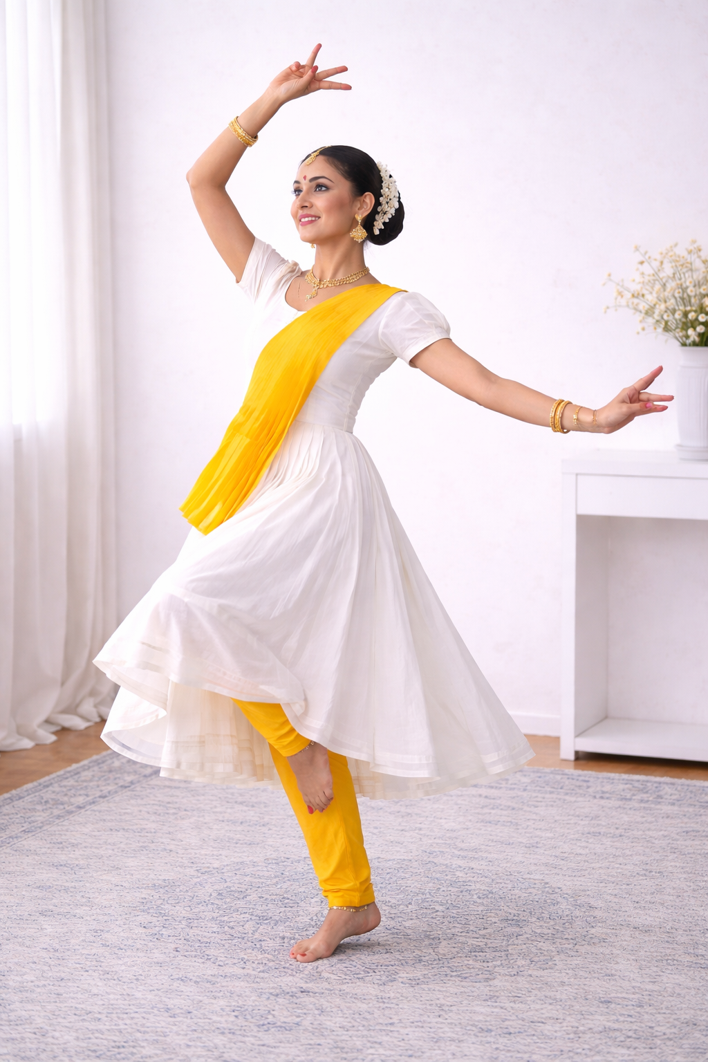 Sarva Kathak Uniform – Readymade (Exclusive for Sarva Fine Arts Students)