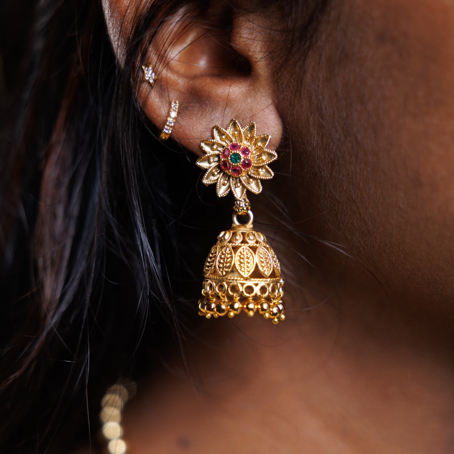 Premium Handcrafted Temple Necklace Set