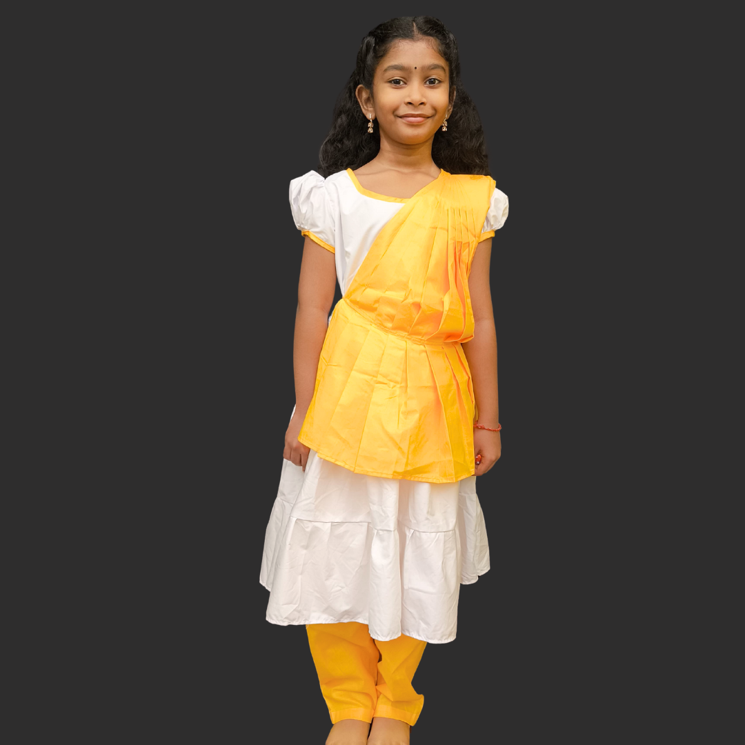 Sarva Bharatanatyam Uniform – Readymade (Exclusive for Sarva Fine Arts Students)