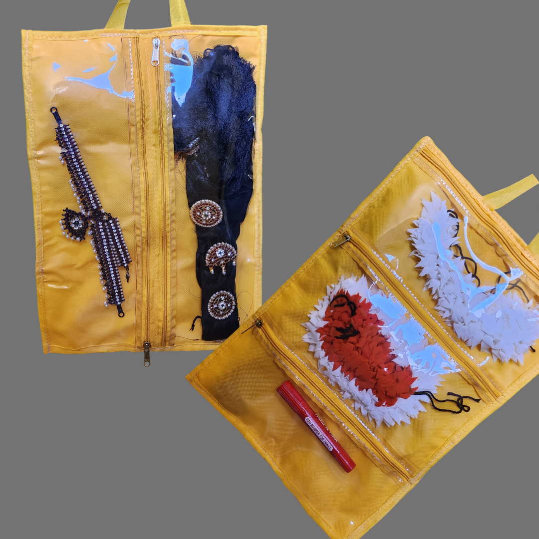 Bharatanatyam Jewelry & Costume Organizer Bag
