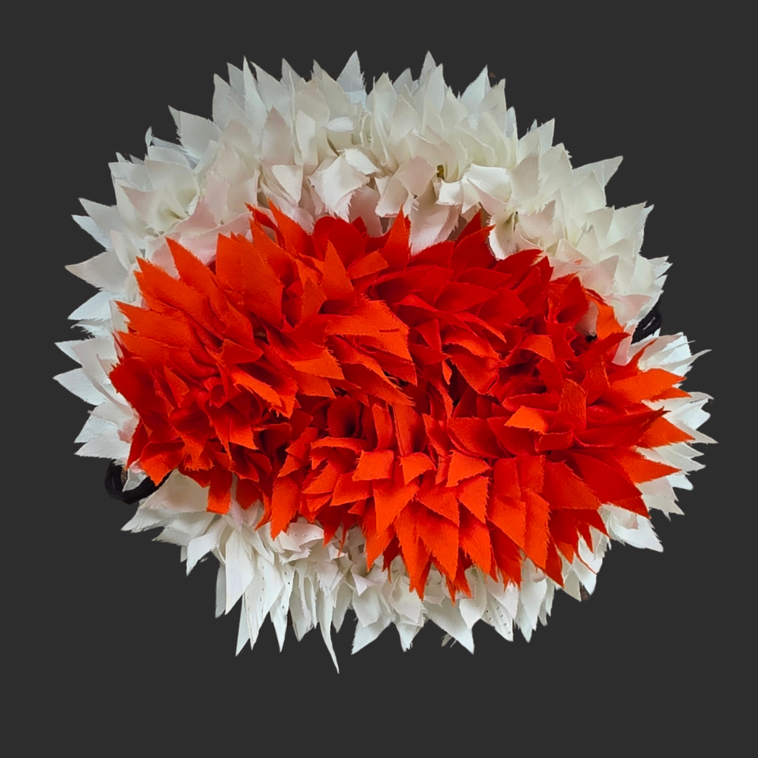 White and Orange Flowers
