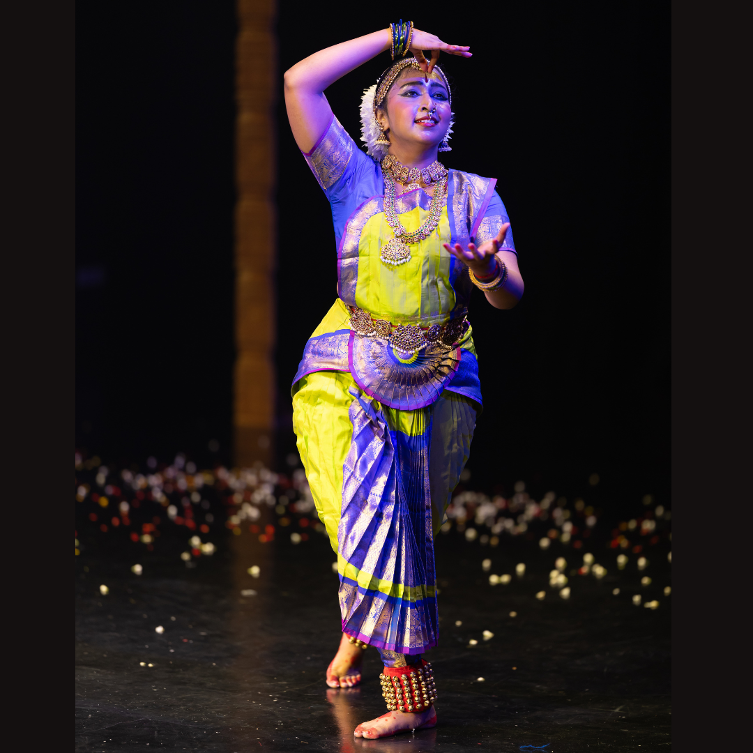 Customized Bharatanatyam Costume in Art Silk Material