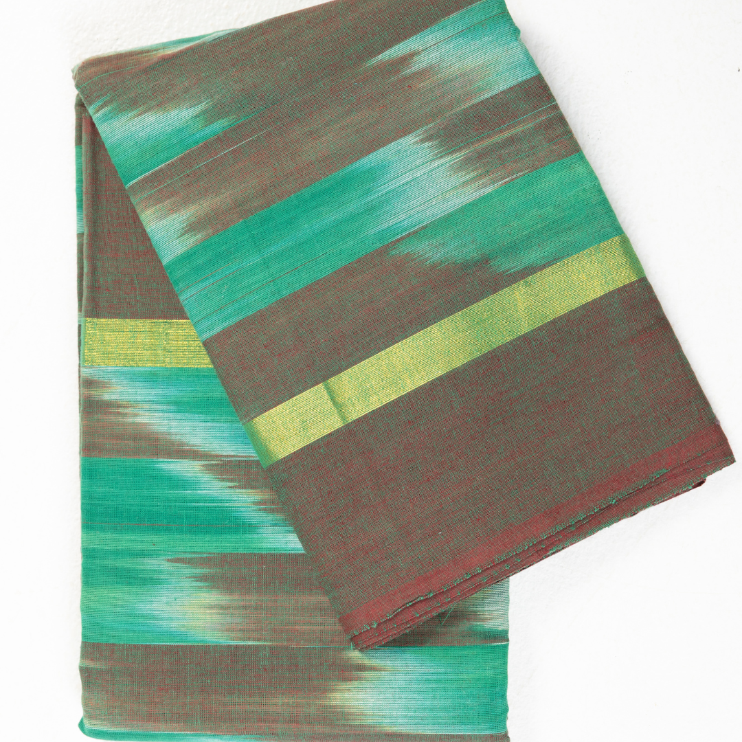 Ikkat Practice Saree for Bharatanatyam