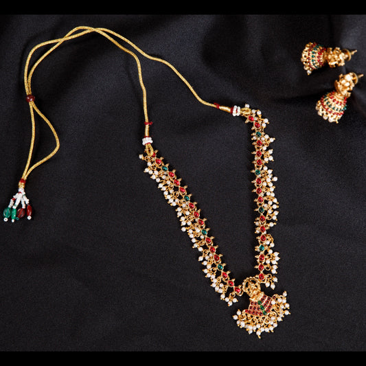 Temple Heritage Stone with Pearl Haram Set