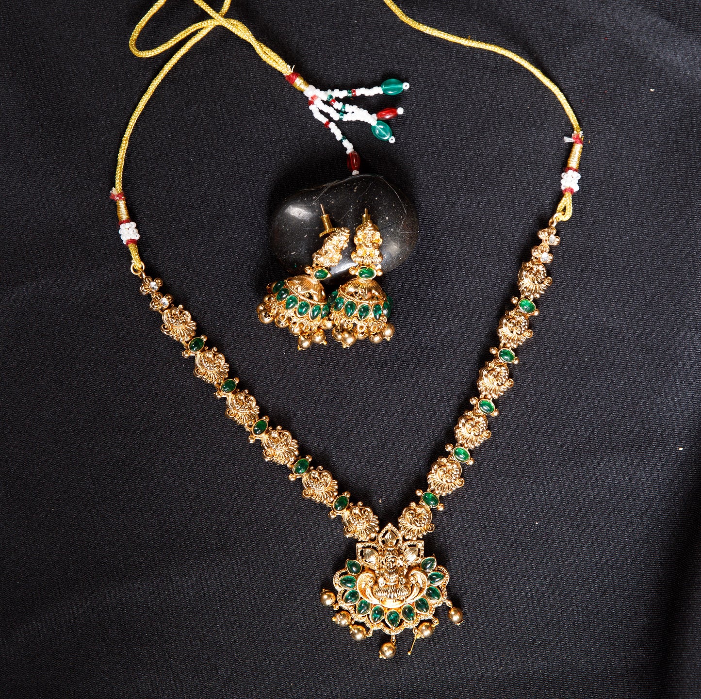 Lakshmi Temple Jewellery Necklace Set