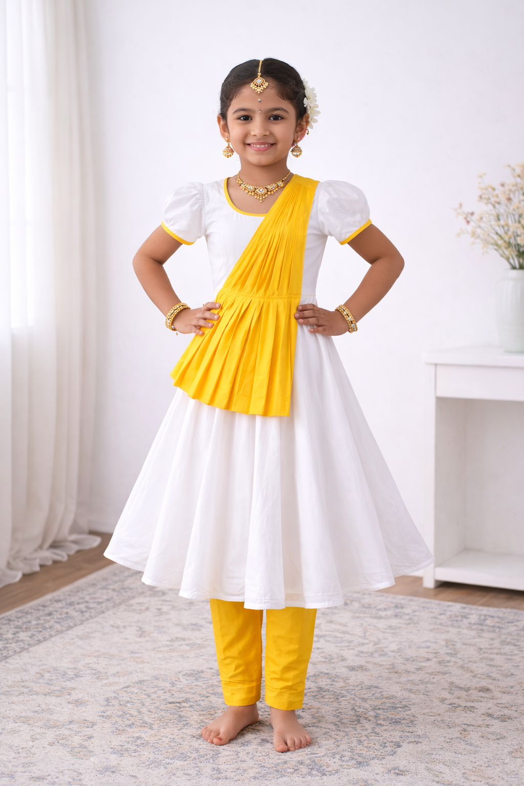 Sarva Kathak Uniform – Readymade (Exclusive for Sarva Fine Arts Students)