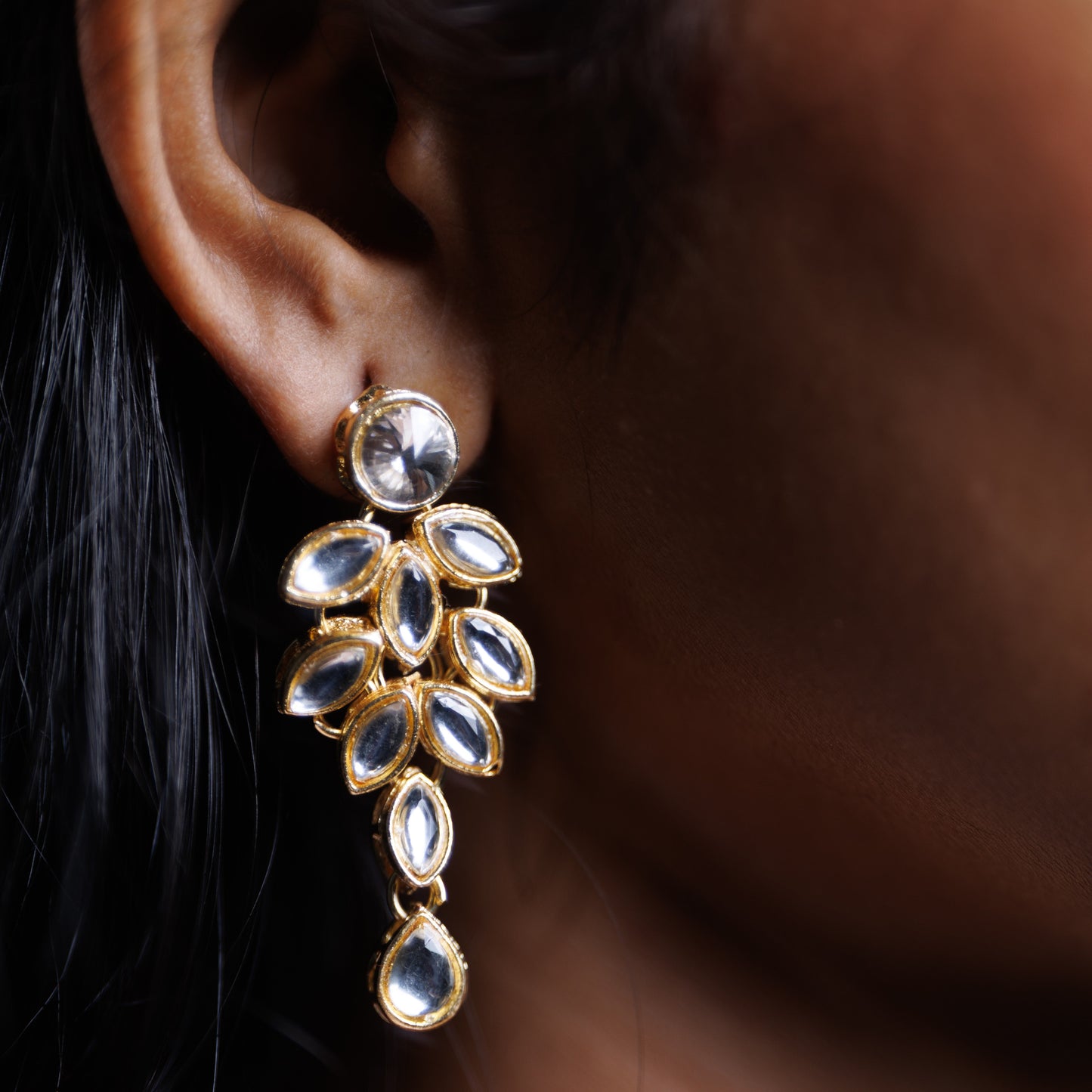 Kundan Beads Choker Set with Matching Earrings & Maang Tikka