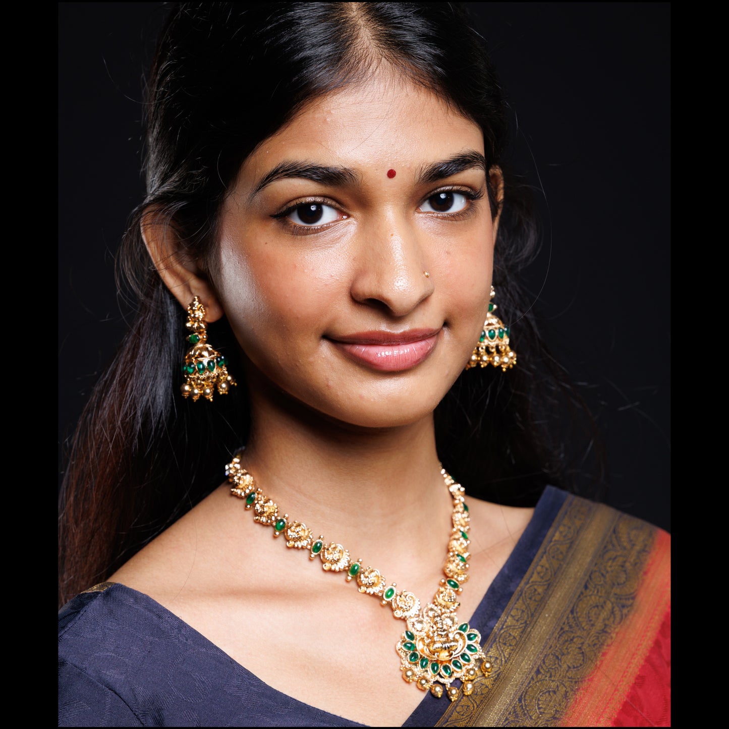 Lakshmi Temple Jewellery Necklace Set