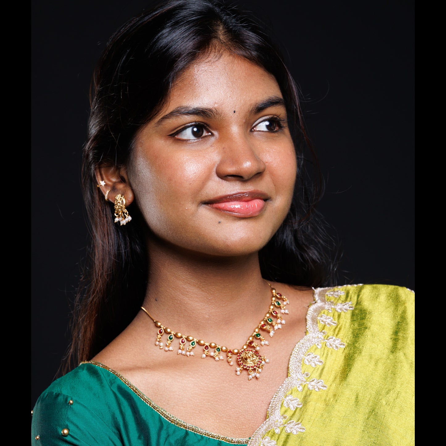 Traditional Lakshmi Nakshi Necklace Set