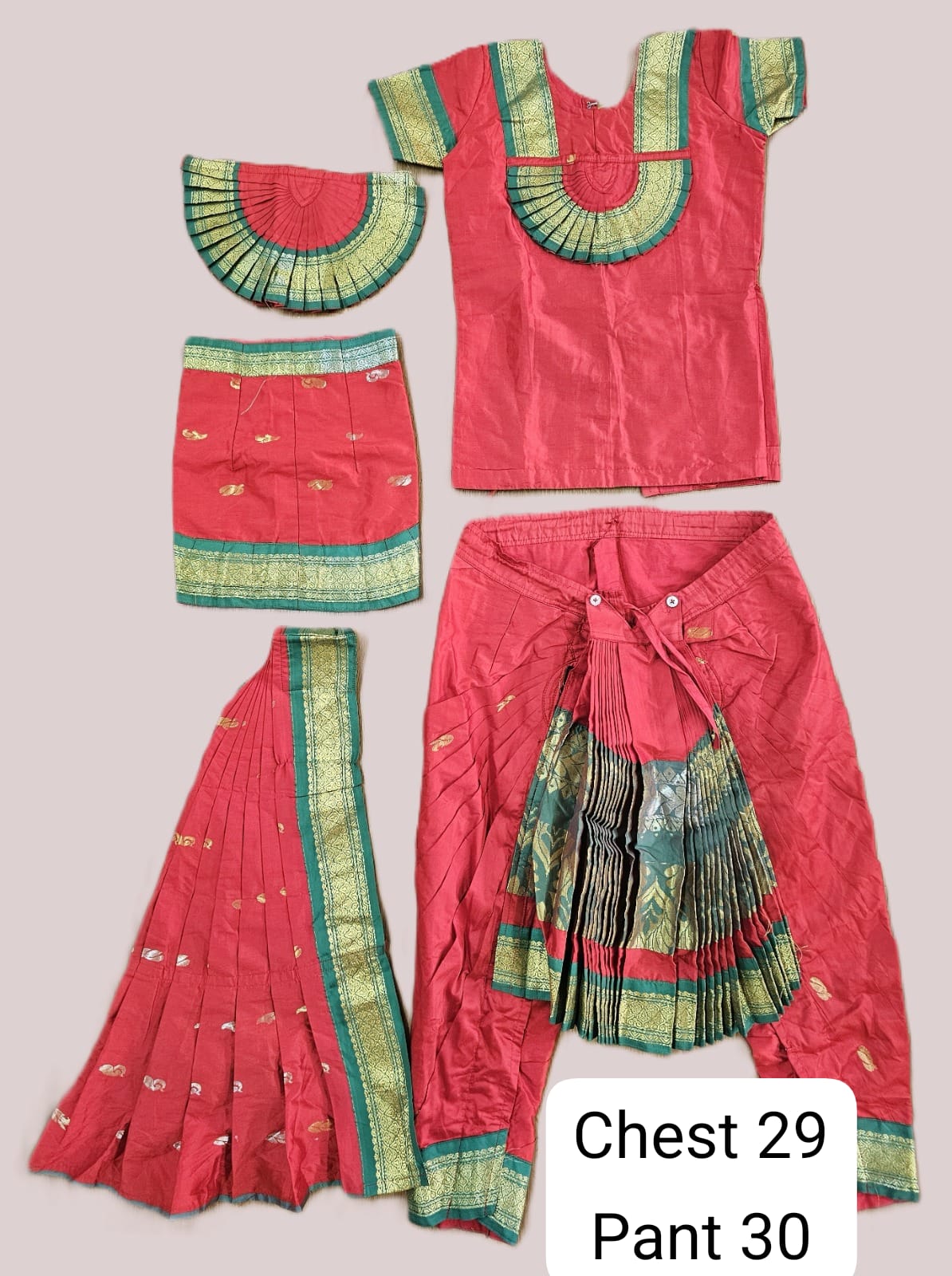 Bharatanatyam Pre-Loved Costume