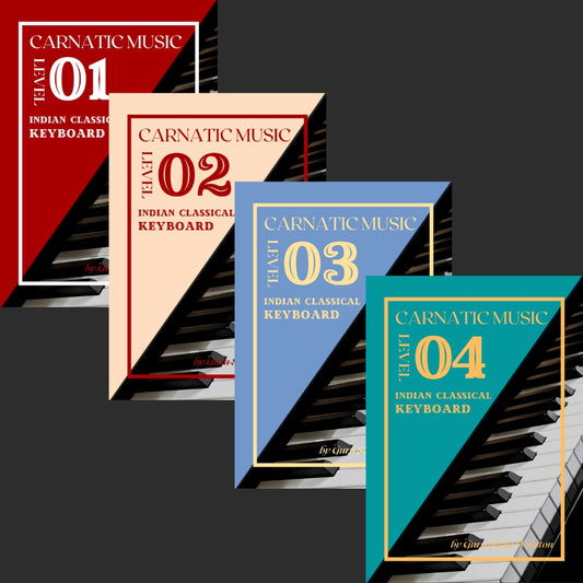 Carnatic Keyboard Book – Levels 1 to 4