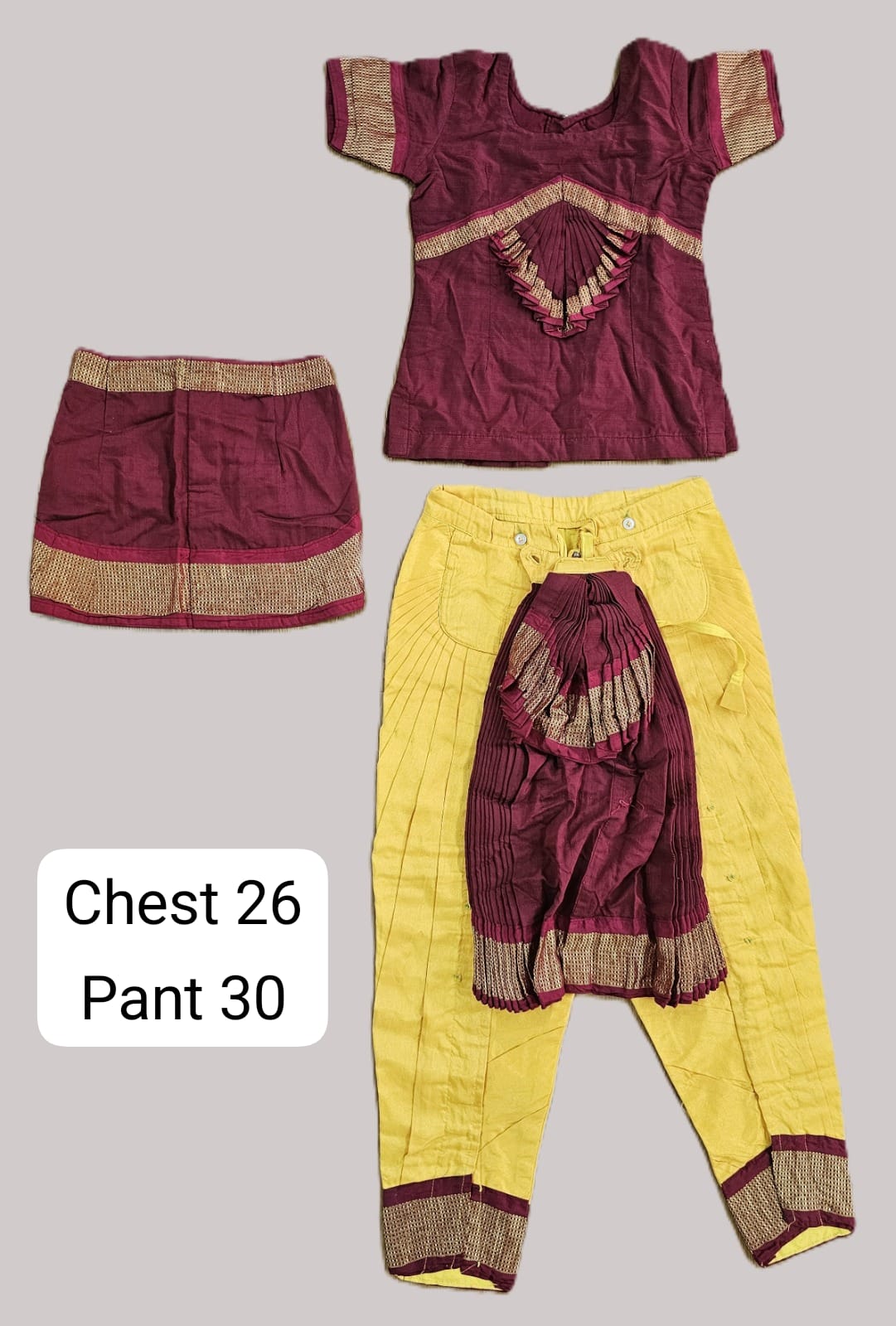 Bharatanatyam Pre-Loved Costume