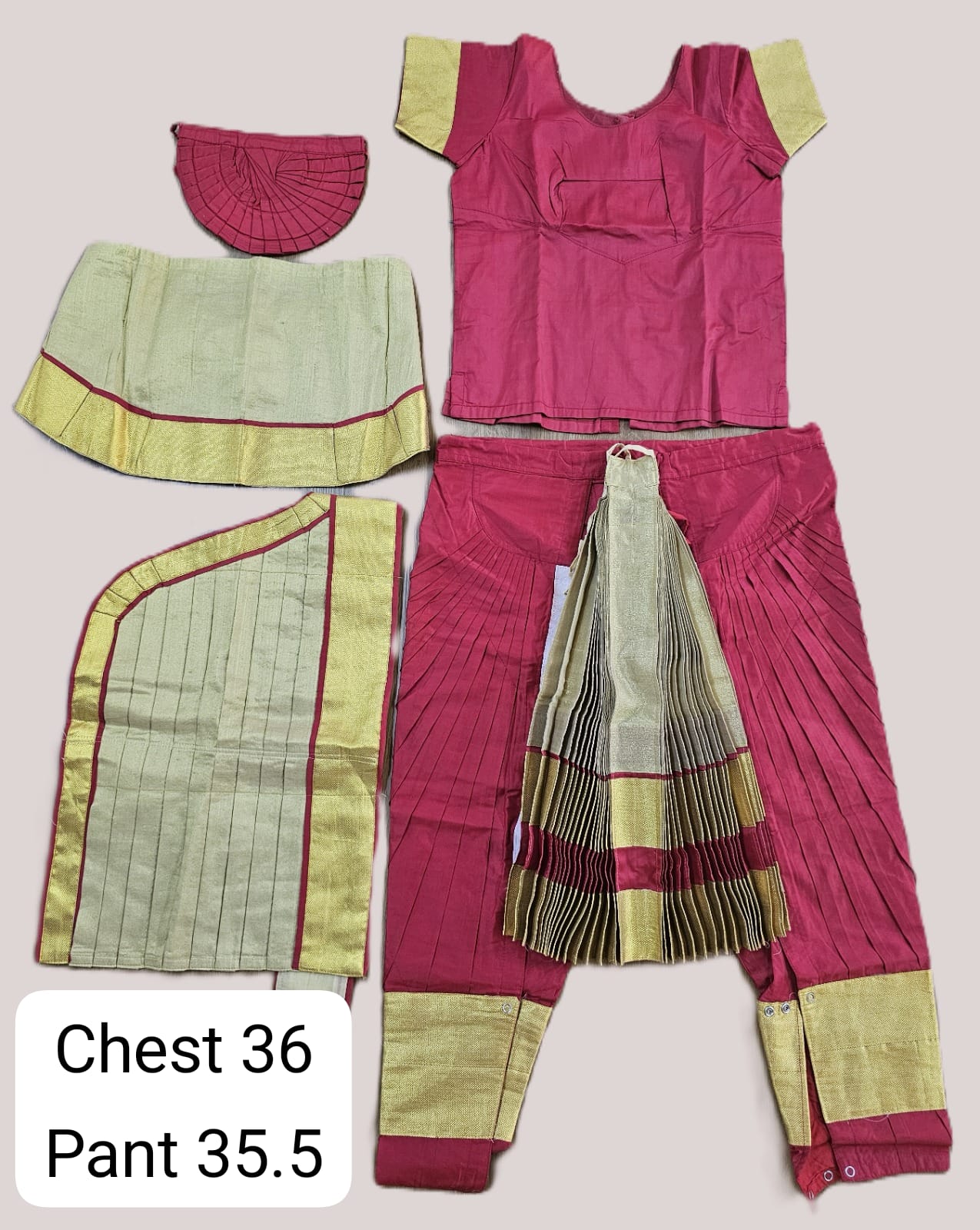 Bharatanatyam Pre-Loved Costume
